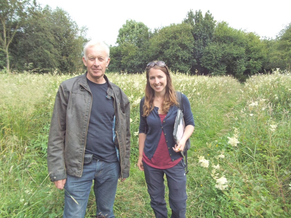 Jeanette Richardson from Natural England visits the Trust to oversee the Higher Level Stewardship agreement. agreement