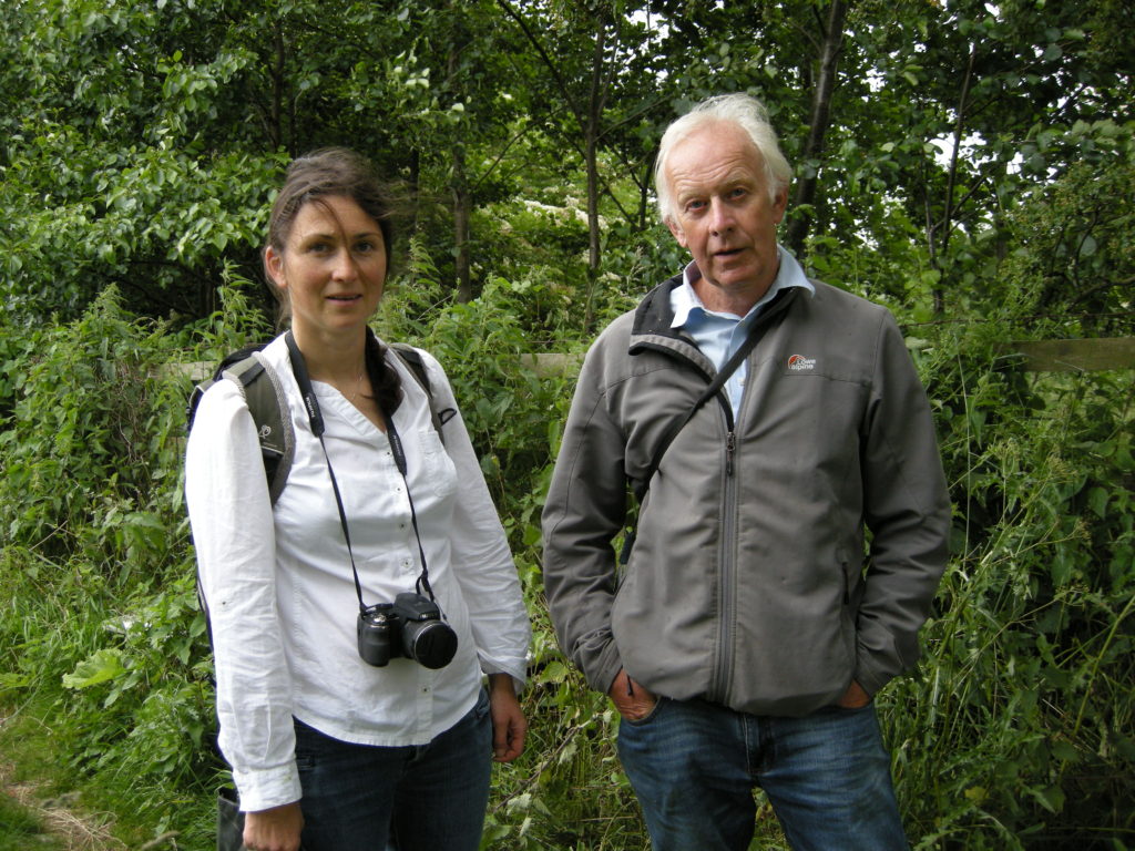 The Trust liaises with Natural England: Michelle Dickinson from Natural England inspected the status of Keswick Fitts SSSI